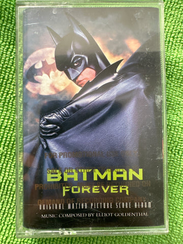 Batman Forever soundtrack cassette tape - promo