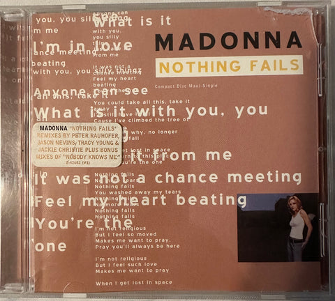 Madonna - Nothing Fails / Nobody Know Me (Promo US Maxi-CD single) Used