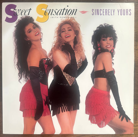 Sweet Sensation - Sincerely Yours 12" Single LP Vinyl - Used