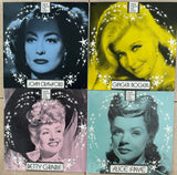 Silver Screen Star Series - set of 4 LP Vinyl: Joan Crawford, Betty Grable, Ginger, Rogers, Alice Faye