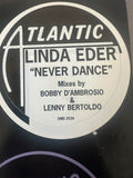Linda Eder - NEVER DANCE  double 12” promo LP vinyl remixes used