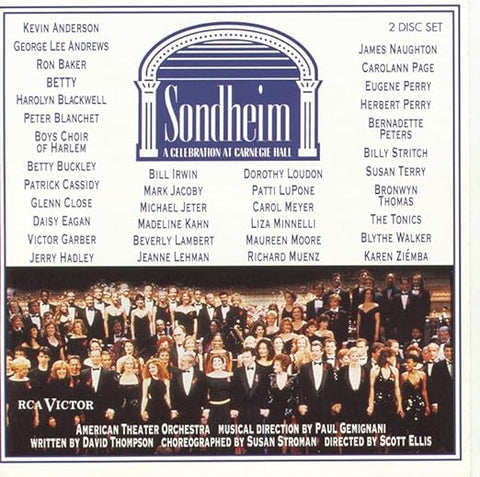 Sondheim - A Celebration at Carnegie Hall 1992 Concert Cast (Various) 2 CD set - Used