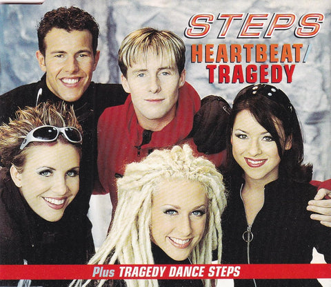 Steps -- Heartbeat / Tragedy (Import CD single) Used
