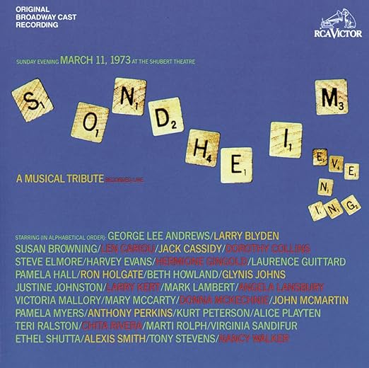 Sondheim Evening: A Musical Tribute 1973 Concert Cast  2CD set - Used