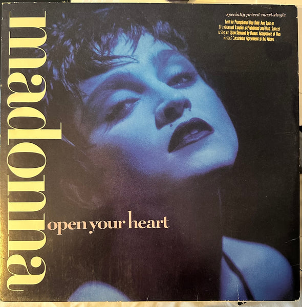 Madonna - Open Your Heart 1987 12" LP (Promo) Vinyl - Used