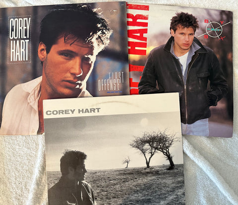 Corey Hart - 3 original LP vinyl used