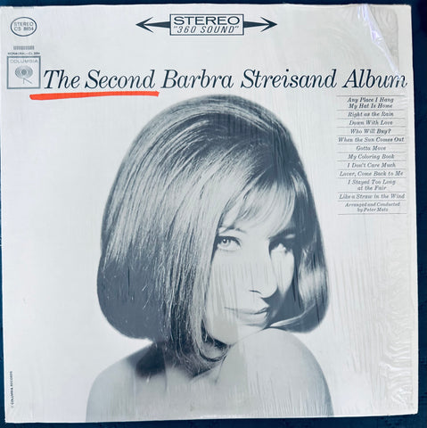 Barbra Streisand the second album original vinyl