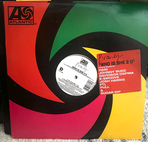 Brandy -  Who Is She 2 U  (Promotional) 12" Single 2xLP vinyl - Used