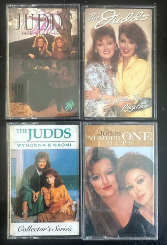 The Judds 4 cassette tapes Lot - used