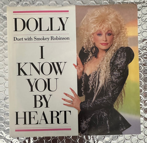 Dolly Parton, I know you by heart 1987 vinyl 45 record