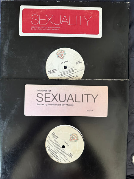 K.D. Lang  - LP 12” singles Sexuality: the remixes 2 promo vinyl