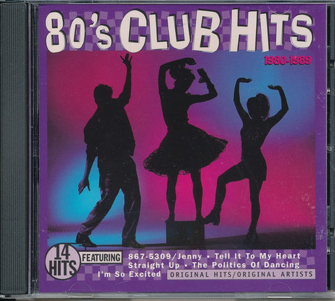 80's Club Hits 1980-89 (Various: Paula, Taylor, Sheena, Robbie, Blondie+) CD