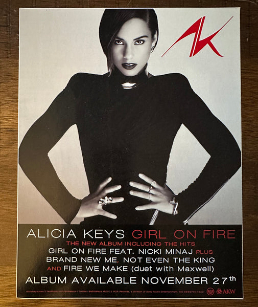 Alicia Keys window decal