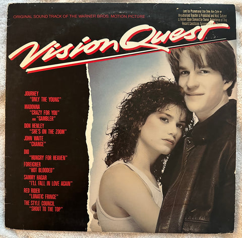 Vision Quest Soundtrack : (Madonna) Used  promo 1985 LP VINYL