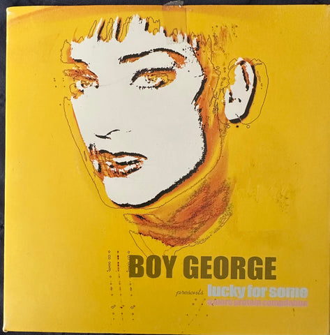 Boy George presents - lucky for some -DJ compilation promo card stock CD - Used