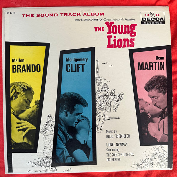 The Young Lions soundtrack LP vinyl - used