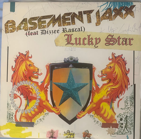 Basement Jaxx -  LUCKY STAR  12" LP single vinyl use