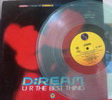 D:REAM - U R The Best Thing (Ice Blue Clear Vinyl)  12" Single LP Vinyl - Used