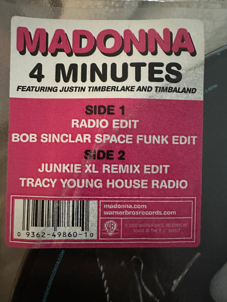 MADONNA \"4 MINUTES\" \"MUSIC\" ピクチャーレコード2枚 Madonna Feat. Justin Timberlake - 4 Minutes Pt. 2 - Amazon.com Music