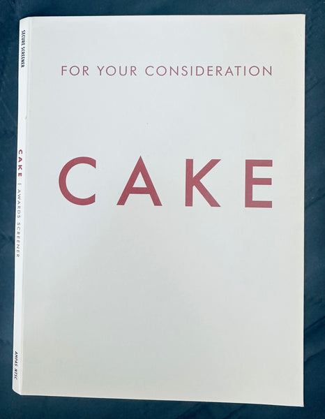 Jennifer Aniston - CAKE FYC promo DVD