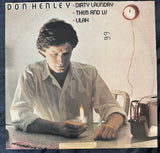 Don Henley 2 original 12” singles dirty laundry / all she wants to do is dance LP vinyl used