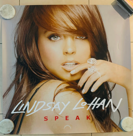 Lindsey Lohan SPEAK official LARGE PROMO poster 3X3 Feet (USA ORDERS ONLY)