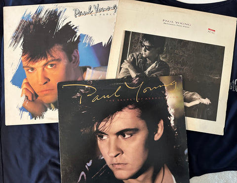 Paul Young  3 original 80s  LP Vinyls -- Used
