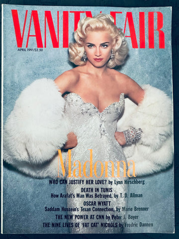 Madonna Vanity Fair 1991 magazine (US ORDERS ONLY)