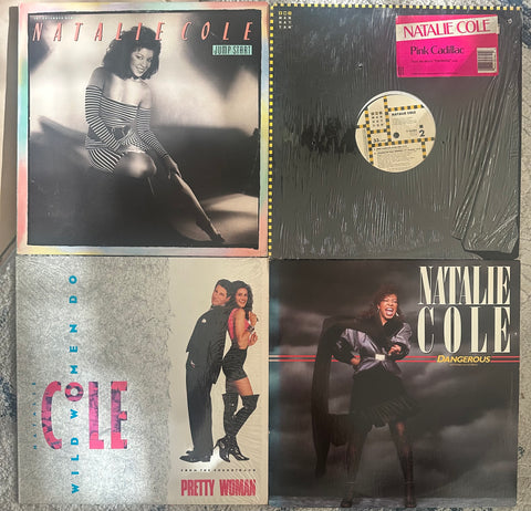 Natalie Cole set of four original 12" Singles - LP Vinyl - Used