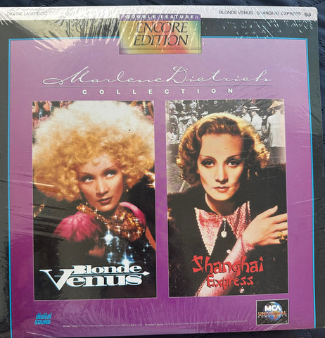 Marlena Dietrich laserdisc - still sealed - double feature encore edition : blonde Venus and Shanghai express