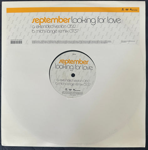 September looking for love 12 inch single LP vinyl use 2007