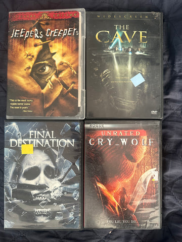 Halloween Horror lot 4 DVD -  Used