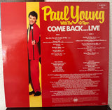 Paul Young with The Q-Tips - Come Back....LIVE (Import LP Vinyl) Used
