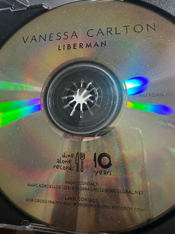 Vanessa Carlton – Liberman (Advanced PROMO Copy) CD - Used