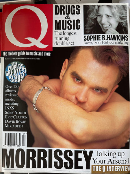 Q magazine Morrissey, Fleetwood Mac, INXS, Sophie B. Hawkins