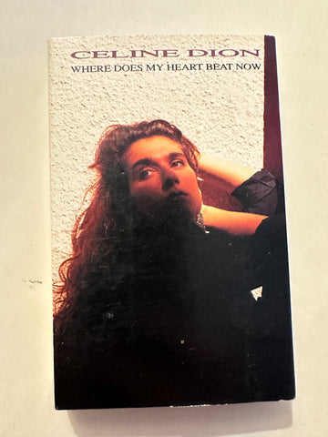 Celine Dion - Where Does My Heart Beat Now - Cassette Single  - Used