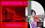 Madonna - Confessions II (Indie Exclusive, Colored Vinyl, White, Alternate Cover + 5  Photo print cards) LP - New (Pre-Order)