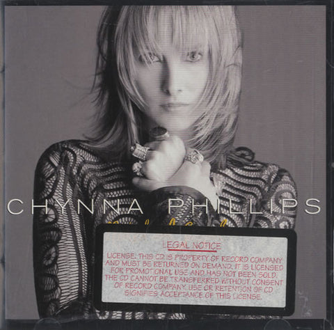 Chynna Phillips (Wilson Phillips) Naked and Sacred PROMO CD - -Used