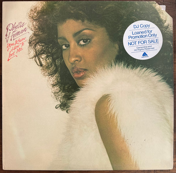 Phyllis Hyman - You Know How to Love Me - promotional LP vinyl - Used