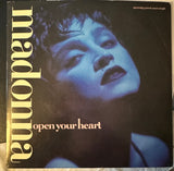 Madonna - OPEN YOUR HEART 1986  LP VINYL 12" single - Used