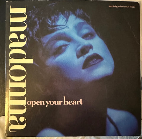 Madonna - OPEN YOUR HEART 1986  LP VINYL 12" single - Used