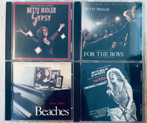 Bette midler 4 CD soundtracks used