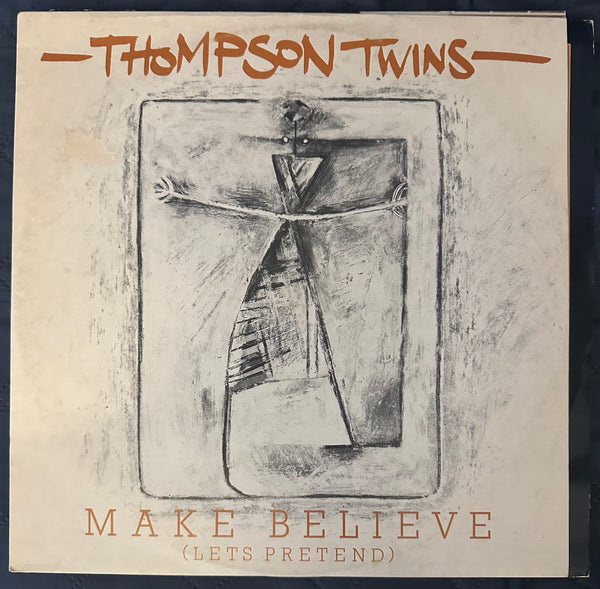 Thompson twins - 12” single - make believe (let's pretend)  LP Vinyl  - Used