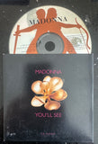 Madonna You'll See (2-track card stock) CD single - Used