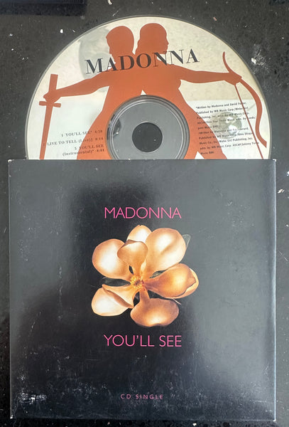 Madonna You'll See (2-track card stock) CD single - Used