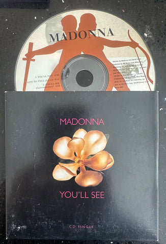 Madonna You'll See (2-track card stock) CD single - Used