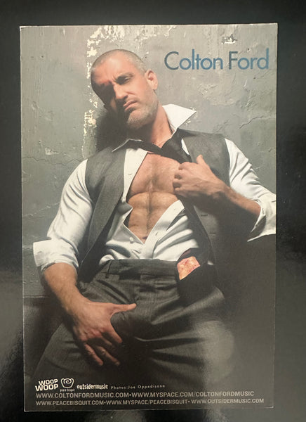 Colton Ford double sided promo 4x6 card