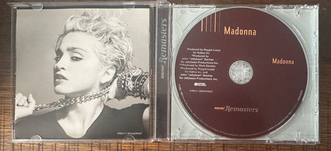 Madonna first album remastered plus bonus mixes new Warner logo