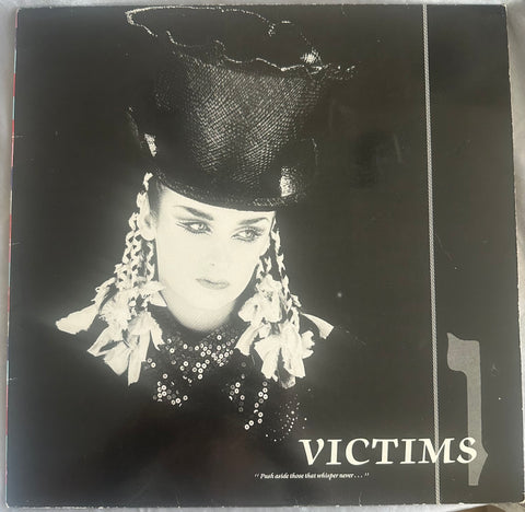 Culture Club - VICTIMS / Colour By Numbers / Romance -- 12” single UK vinyl  Victims 1983
