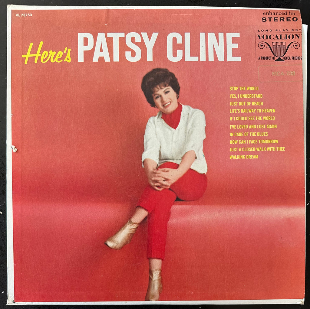 Patsy cline - Here's Patsy Cline LP Vinyl - Used – Borderline MUSIC
